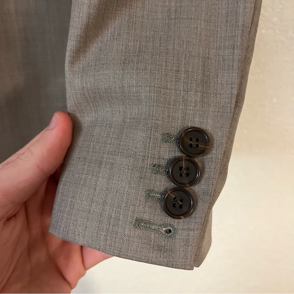 Studio Suits Tan Wool Suit - Picture 8 of 8